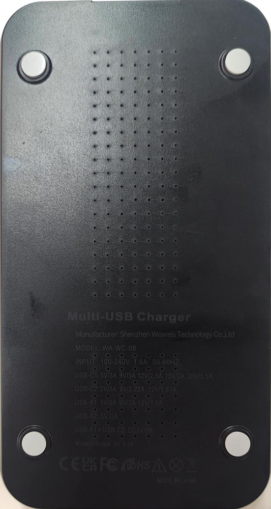70W Charging Station For Multiple Devices, 5 In 1 Fast Charging Dock With 10W Max Wireless Charger And 4 Ports , 30W USB C PD Fast Charging For IPad, IPhone,Tablets,Kindle - Enfance-Heureuse