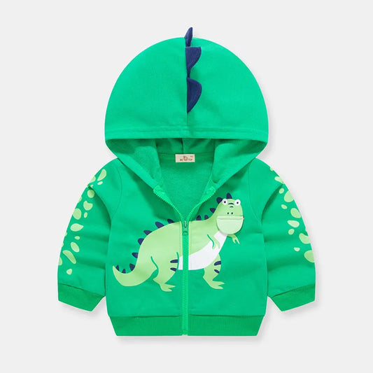 Enfants Automne Vêtements de Dinosaure Caractéristique Manteau Cardigan