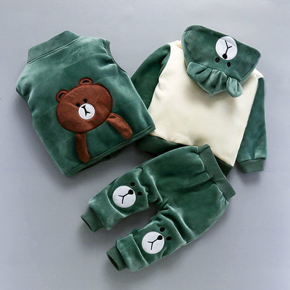 Three-piece Set Of Baby Clothes For Children And Children - Enfance-Heureuse