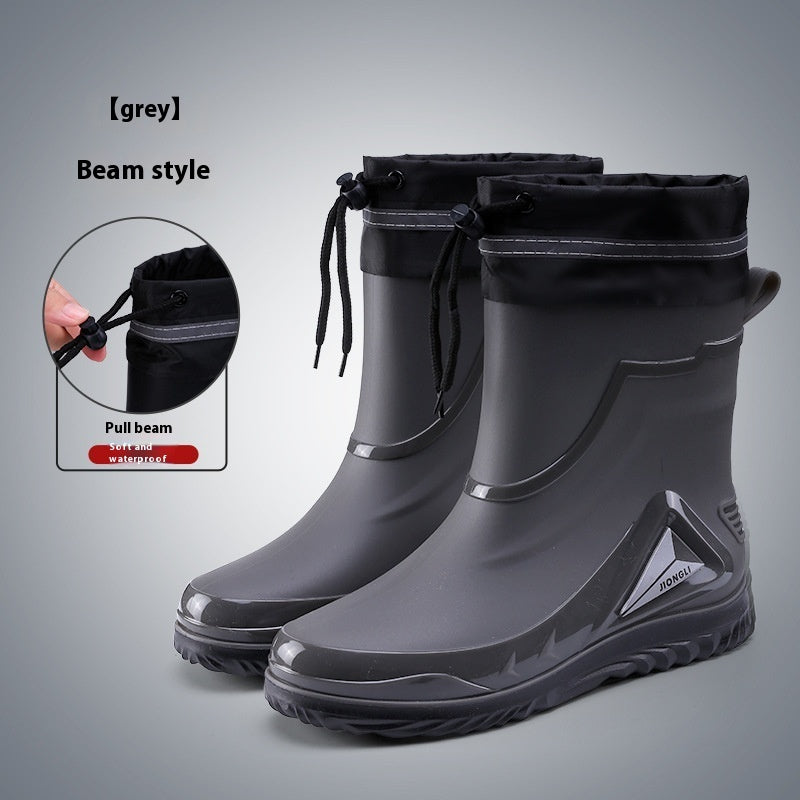 Closed Waterproof Shoes Outdoor Rubber Boots - Enfance-Heureuse