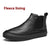 Fleece British Style High-top Leather Shoes Male - Enfance-Heureuse