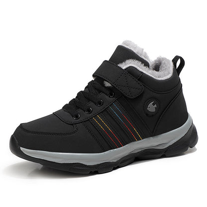 Snow Boots And Fur One-piece Mother Cotton Shoes - Enfance-Heureuse