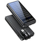 It Comes With Input And Output Dual-wire Solar Power Bank - Enfance-Heureuse