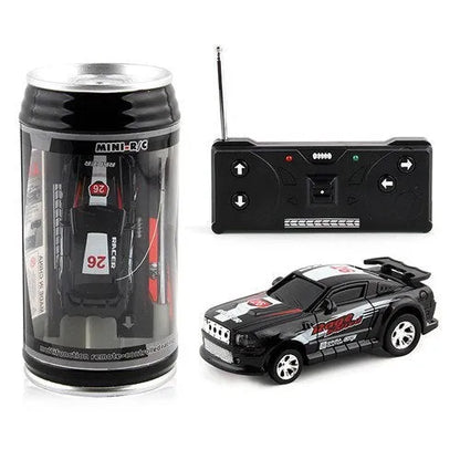 Coke Can Mini RC Radio Remote Control Micro Voiture De Course 4 Fréquences - Enfance-Heureuse