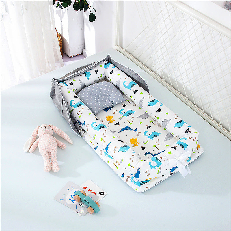 Cotton Portable Baby Crib Newborn Foldable - Enfance-Heureuse