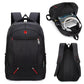 Mens Black Large Backpack Rucksack - Outdoor Sport Work School Travel Hiking Bag - Enfance-Heureuse