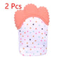 Bébé de dentition bébé anti-morsure silicone molaire gants enfants de jouets sonores - Enfance-Heureuse