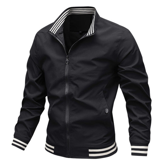Sports Casual Youth Stand Collar Coat Top - Enfance-Heureuse