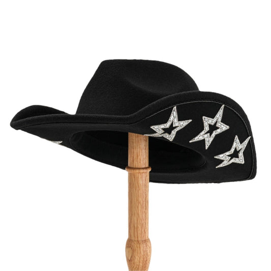 Woolen Felt Western Denim Top Hat Party Hat