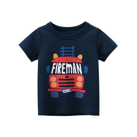 Nouveau Enfants de Vêtements 27 enfants D'été Garçons À Manches Courtes T-shirt - Enfance-Heureuse
