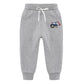 Backhoe Bulldozer Silver Fox Fleece Sweatpants Children's Clothing - Enfance-Heureuse