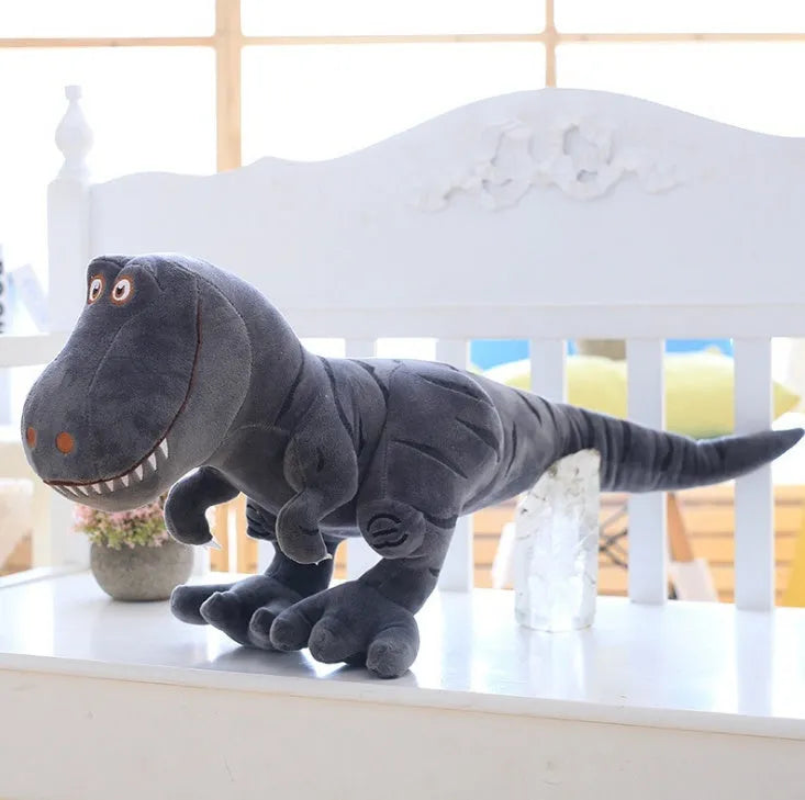 Nouveau Dinosaure En Peluche Jouets Bande Dessinée Tyrannosaurus Mignon Jouet En Peluche Poupées Pour Enfants Enfants Cadeau D'anniversaire - Enfance-Heureuse