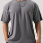 Men's Plus Size Round Neck Half Sleeve T-Shirt - Enfance-Heureuse
