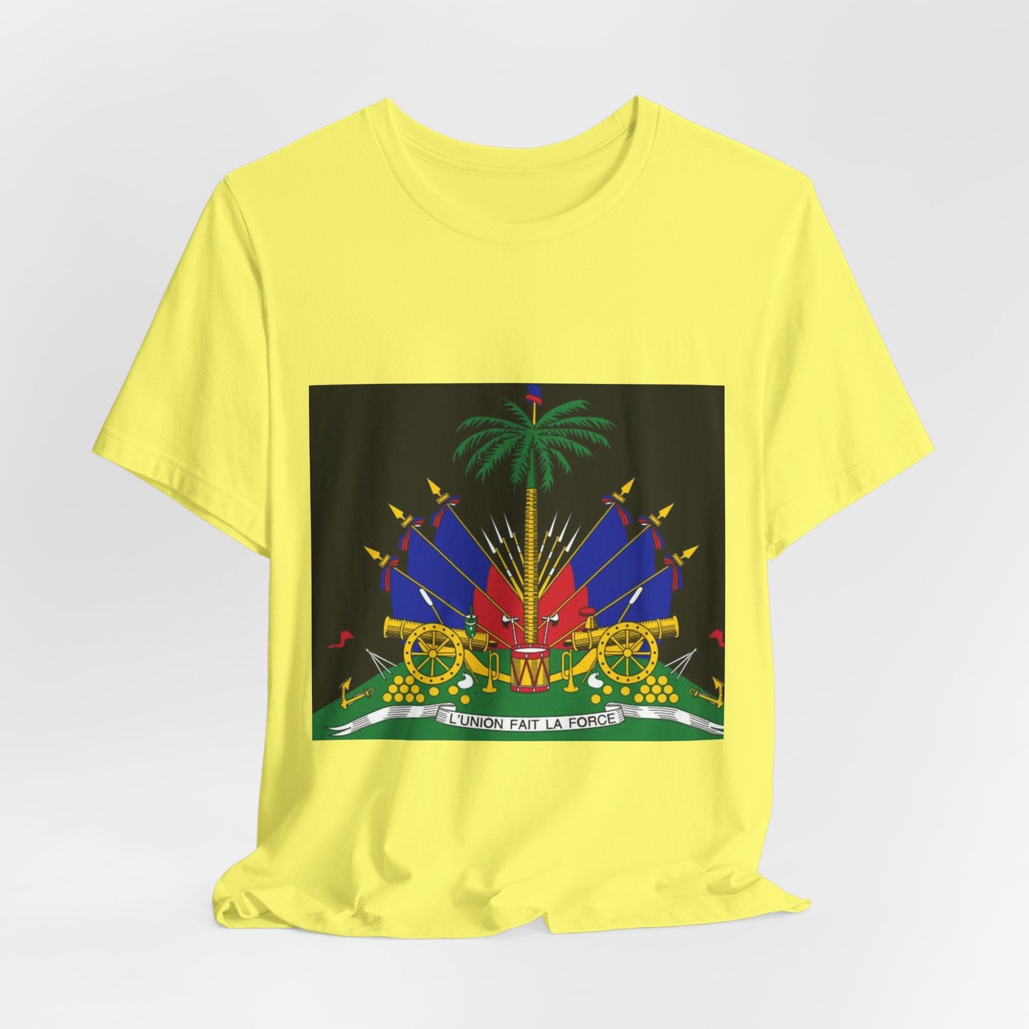 Haiti Coat of Arms T-Shirt — Haitian Flag & Emblem Graphic Tee