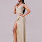 Slit Sequin Surplice Sleeveless Maxi Dress - Enfance-Heureuse