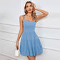 Women's Sleeveless Sling Holiday Dress Tube Top Casual Beach Dress - Enfance-Heureuse