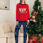 Matching Family Christmas Deer Pajamas Xmas Pjs Women Men Plaid Clothes Holiday Sleepwear - Enfance-Heureuse