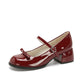 French Mary Jane Shoes Women - Enfance-Heureuse