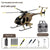 Remote Control Helicopter C189 Double Brushless Four Channels - Enfance-Heureuse