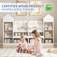 Children's Wooden Bookshelf - Enfance-Heureuse