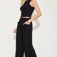 Basic Bae Full Size Ribbed Tank and Wide Leg Pants Set - Enfance-Heureuse