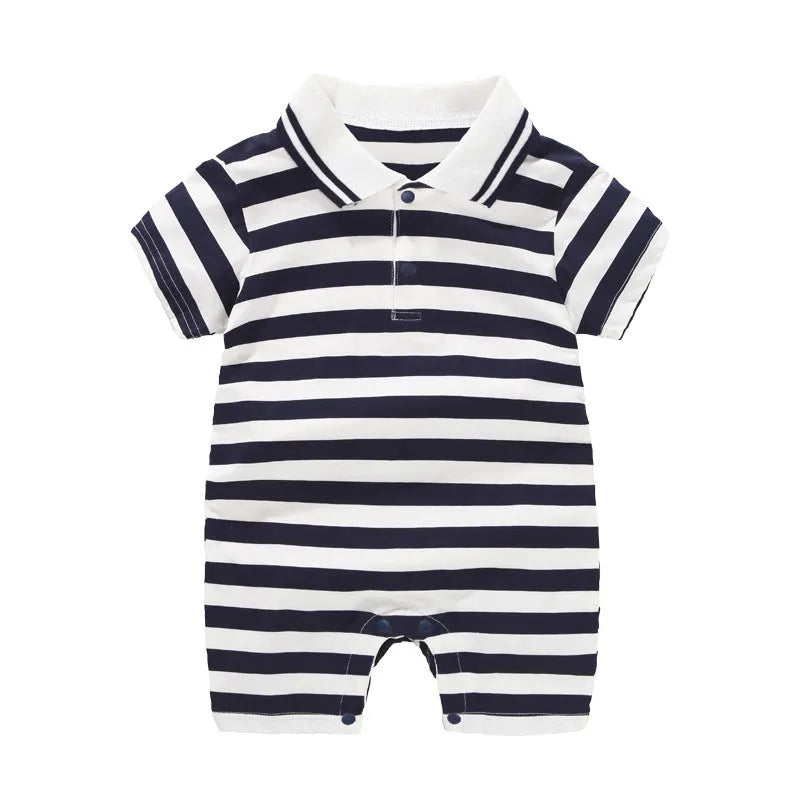 Baby clothes solid color romper - Enfance-Heureuse