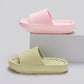 Summer EVA Slippers Solid Color Rhombus Stripe Anti-slip Slippers New Women's Home Shoes - Enfance-Heureuse