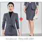 Long Sleeve Small Suit Collar Coat Women's Shirt Pants Suit - Enfance-Heureuse