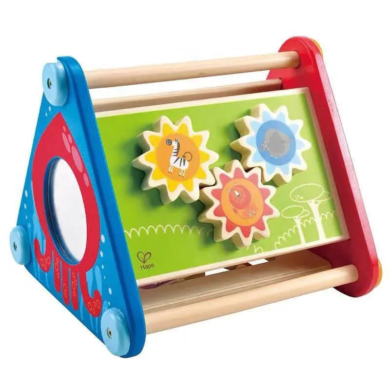 Caja de juego triangular de iluminación, juguetes educativos para edades tempranas