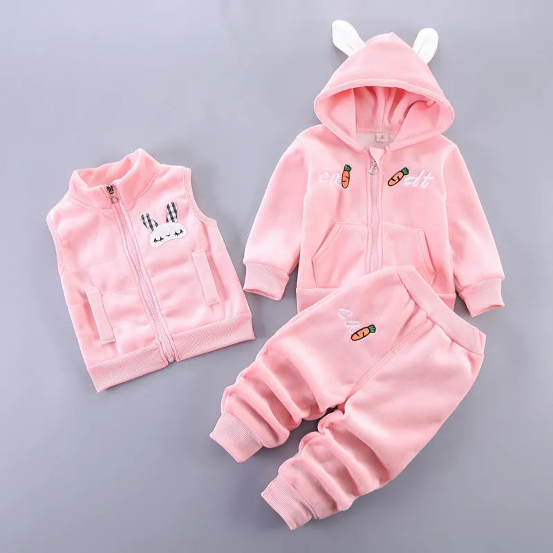 Children's Clothing Baby Three Piece Set - Enfance-Heureuse