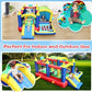 7 In 1 Inflatable Bounce House, Bouncy House With Ball Pit For Kids Indoor Outdoor Party Family Fun, Obstacles, Toddler Bouncy Castle With Ball Pit For Birthday Party Gifts
