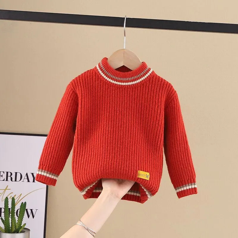 Pull à col rond pour enfants - Enfance-Heureuse