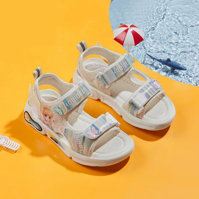 Harpy Bear Kids \ 'chaussures soleil princesse chaussures filles \ 'sandales mignon dessin animé respirant pantoufles