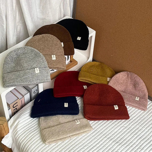All-matching Children's Knitted Woolen Cap Autumn And Winter Warm