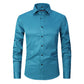Men's Stretch Shirt Long Sleeve Non-ironing Slim Fit - Enfance-Heureuse