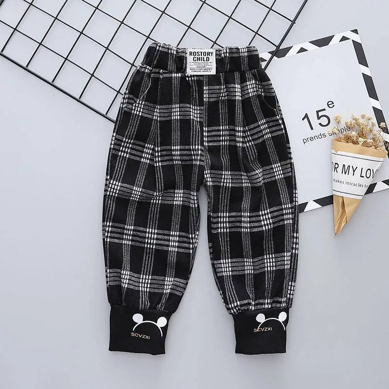Children's Spring And Autumn Workwear Casual Sports Pants - Enfance-Heureuse