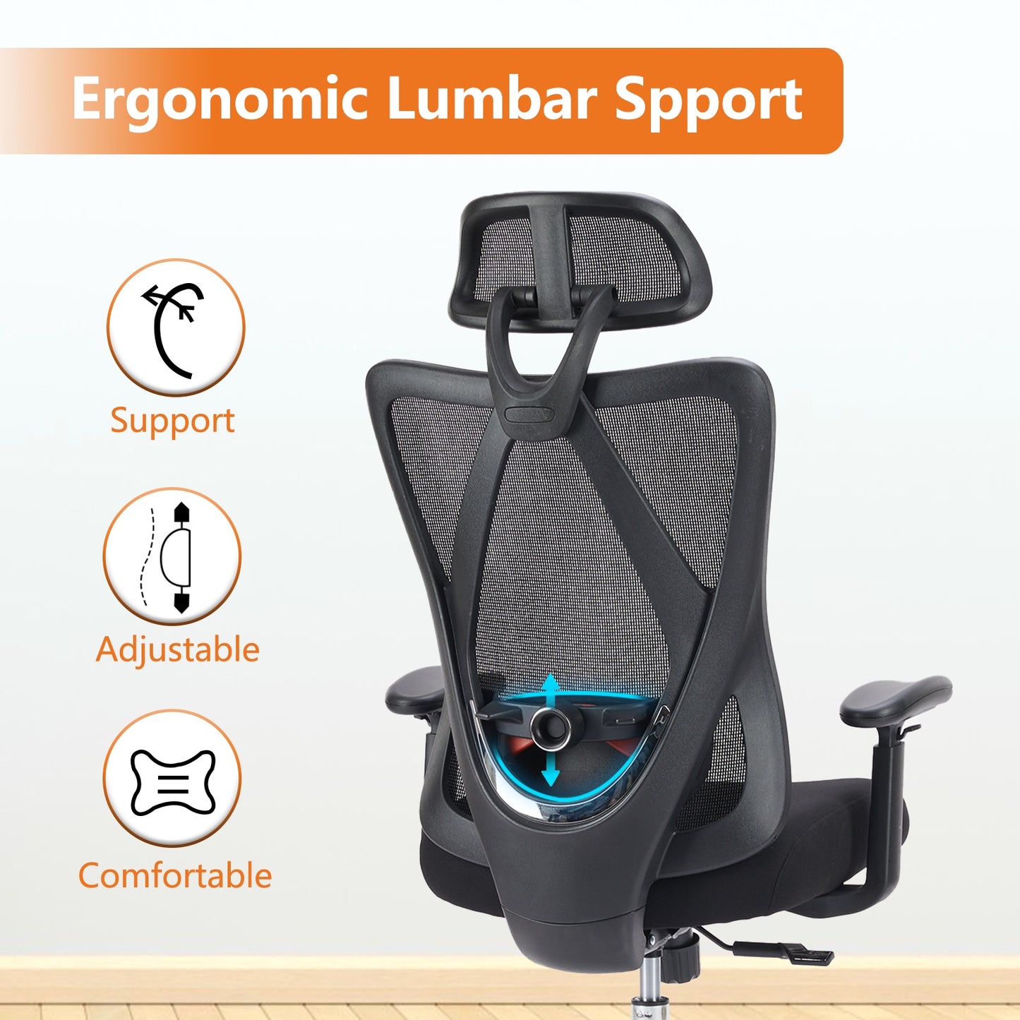 Chaise de bureau ergonomique