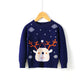 Christmas snowflake fawn sweater - Enfance-Heureuse