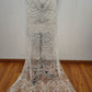 Wave Style Sequin Bead Lace Fabric Wedding Dress - Enfance-Heureuse