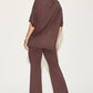 Basic Bae Full Size Bamboo Drop Shoulder T-Shirt and Flare Pants Set - Enfance-Heureuse