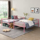 METAL BUNK BED Twin Over Twin - Enfance-Heureuse