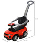 Kids 3 In 1 Push Car Ride-On Stroller Sliding Walking Toy With Horn Music Light Secure Bar For Boys Girls 1-3 Years Old Red - Enfance-Heureuse