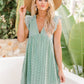 Lace Dresses With Pocket Summer Sleeveless Jacquard Cutout V-Neck Beach Dress - Enfance-Heureuse