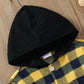 Hooded Plaid Sleeves Single Breasted Top Boys Middle Child Shirt Jacket - Enfance-Heureuse