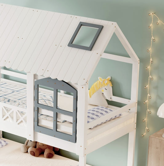 Massivholz Doppelschicht Babybett - Enfance-Heureuse