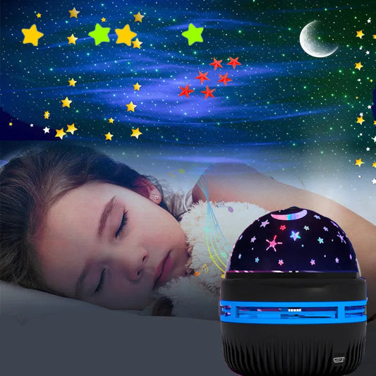 Lumières de scène de projection de l'atmosphère Aurora, motif d'eau vide Ciel étoilé