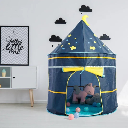 Tente enfant maison de jeu bébé intérieur princesse Playhouse château - Enfance-Heureuse