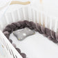 Bébé Pare-chocs lit Tresse Noeud Oreiller Coussin Pare-chocs pour Infantile cuna Bebe allumé lit Protecteur Tour de lit Chambre Décor - Enfance-Heureuse