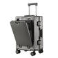Trolley Aluminum Frame Large Capacity Front Opening Luggage - Enfance-Heureuse