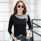 Fleece-lined Korean Style Slimming Bottoming Shirt Autumn And Winter - Enfance-Heureuse